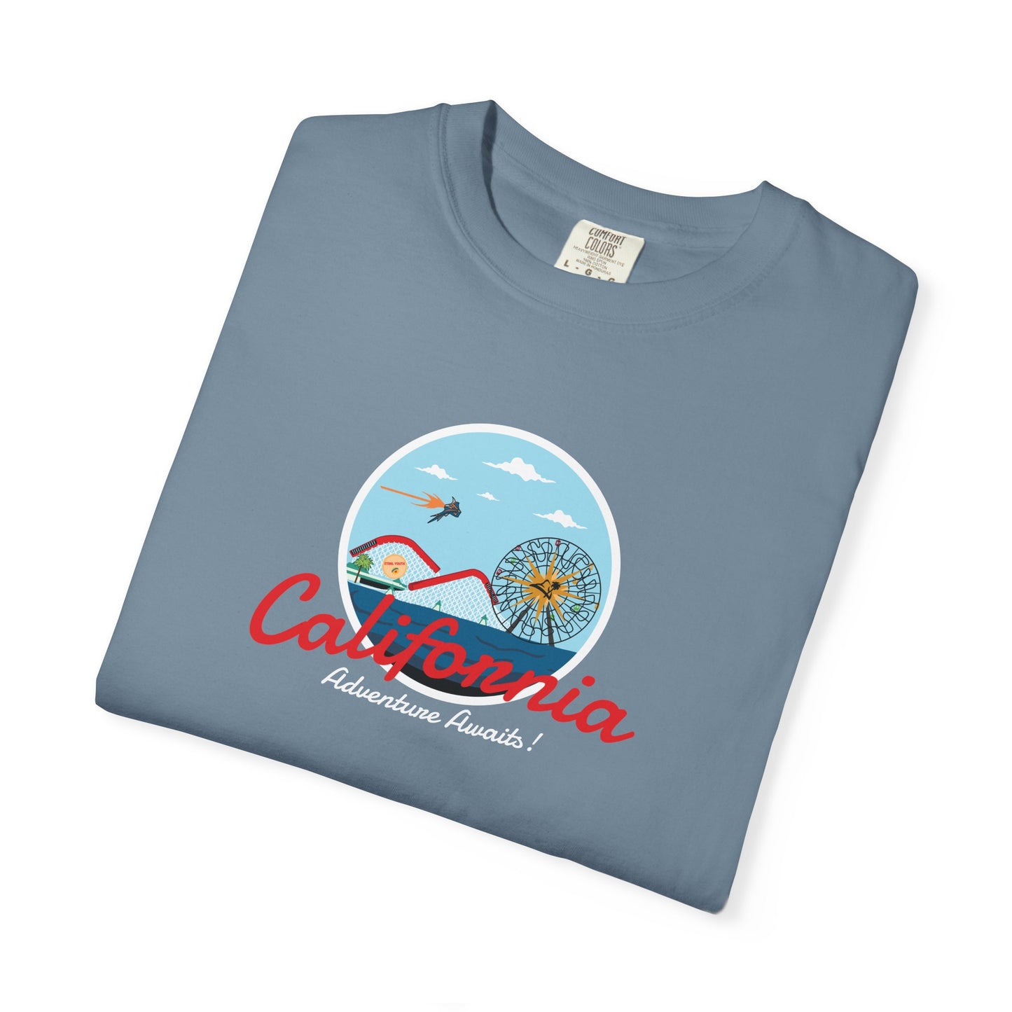 Cali Adventure Awaits Tee (Comfort Colors)