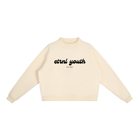 Etrnl Youth Premium Mock-Neck Crewneck